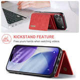DG.MING-M1-Series-for-iPhone-17-Pro-Max-Case-Kickstand-PU-Phone-Cover-with-Detachable-Wallet-Red