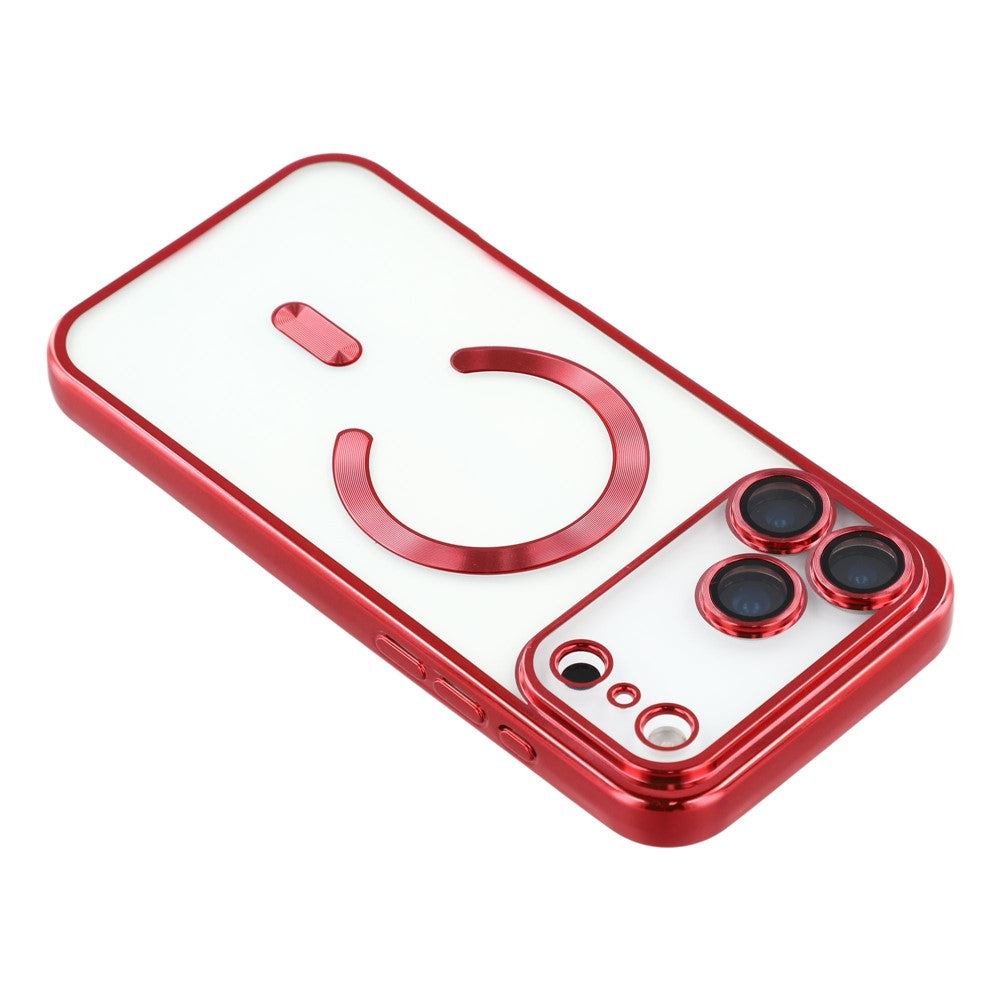 For-iPhone-17-Pro-Case-Compatible-with-MagSafe-Electroplated-TPU-Phone-Cover-with-Lens-Film-Red