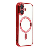For-iPhone-17-Case-Compatible-with-MagSafe-Electroplated-TPU-Phone-Cover-with-Lens-Film-Red