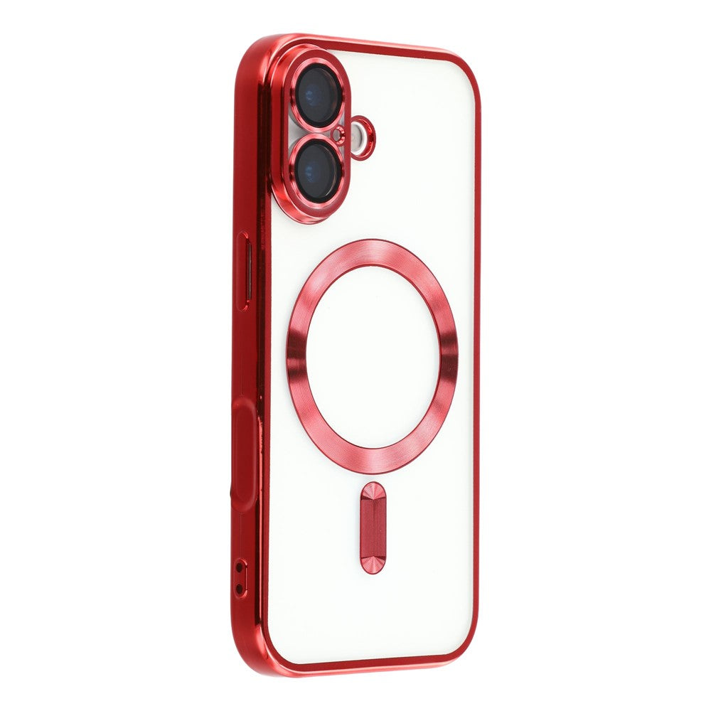 For-iPhone-17-Case-Compatible-with-MagSafe-Electroplated-TPU-Phone-Cover-with-Lens-Film-Red