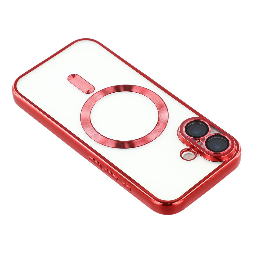 For-iPhone-17-Case-Compatible-with-MagSafe-Electroplated-TPU-Phone-Cover-with-Lens-Film-Red