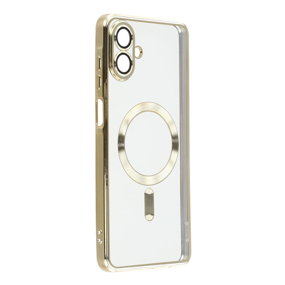For-Samsung-Galaxy-A07-4G-Case-Compatible-with-MagSafe-Electroplated-TPU-Phone-Cover-with-Lens-Film-Gold
