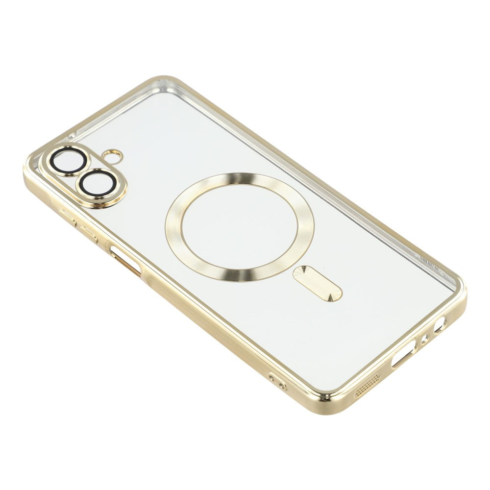 For-Samsung-Galaxy-A07-4G-Case-Compatible-with-MagSafe-Electroplated-TPU-Phone-Cover-with-Lens-Film-Gold