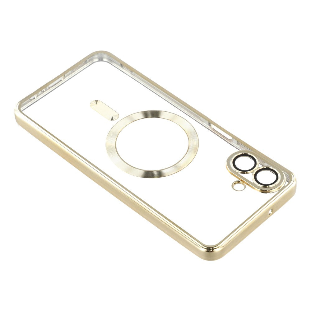 For-Samsung-Galaxy-A07-4G-Case-Compatible-with-MagSafe-Electroplated-TPU-Phone-Cover-with-Lens-Film-Gold