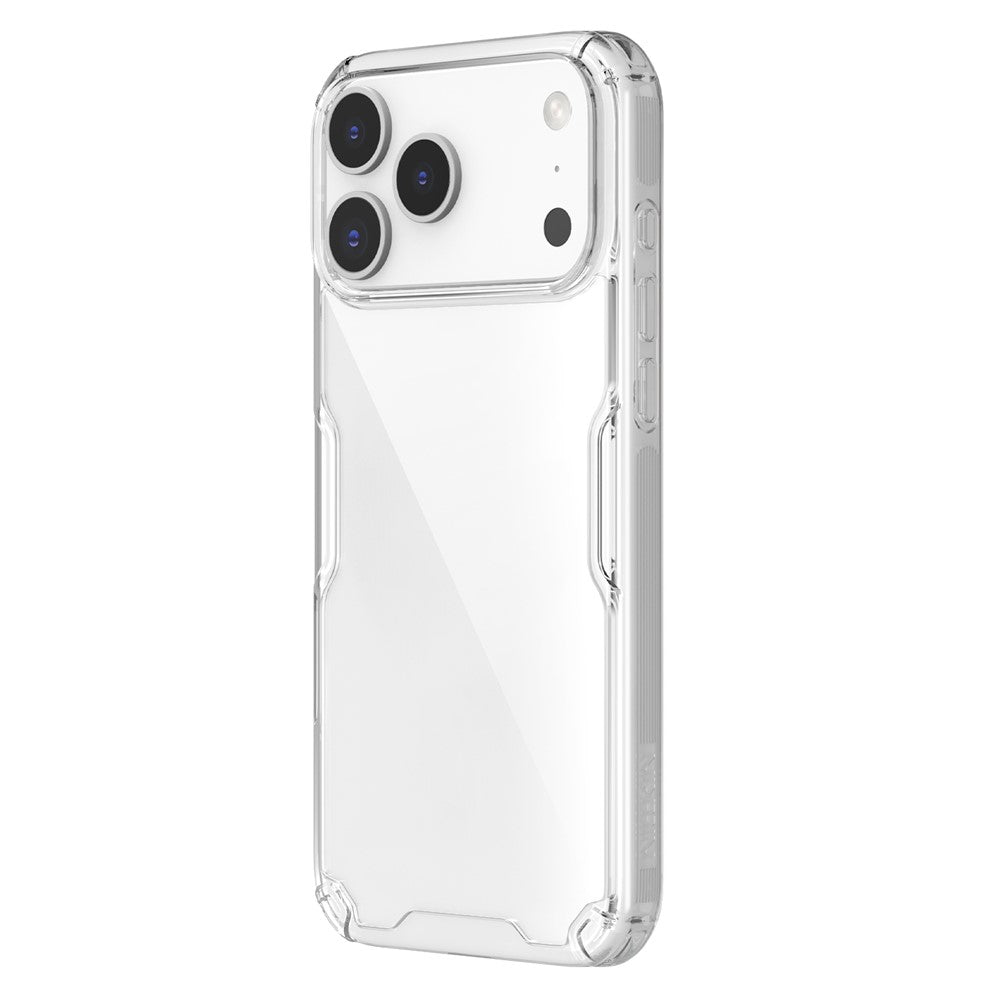 NILLKIN-Nature-Pro-Series-For-iPhone-17-Pro-Max-Case-PC-+-TPU-Anti-Scratch-Clear-Back-Cover-Transparent