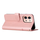 For-Xiaomi-Redmi-15C-4G-(EU)-(173mm)-/-15C-5G-(EU)-(173mm)-/-Poco-C85-4G-(173mm)-Leather-Phone-Case-Stand-Wallet-Cover-with-Strap-Rose-Gold