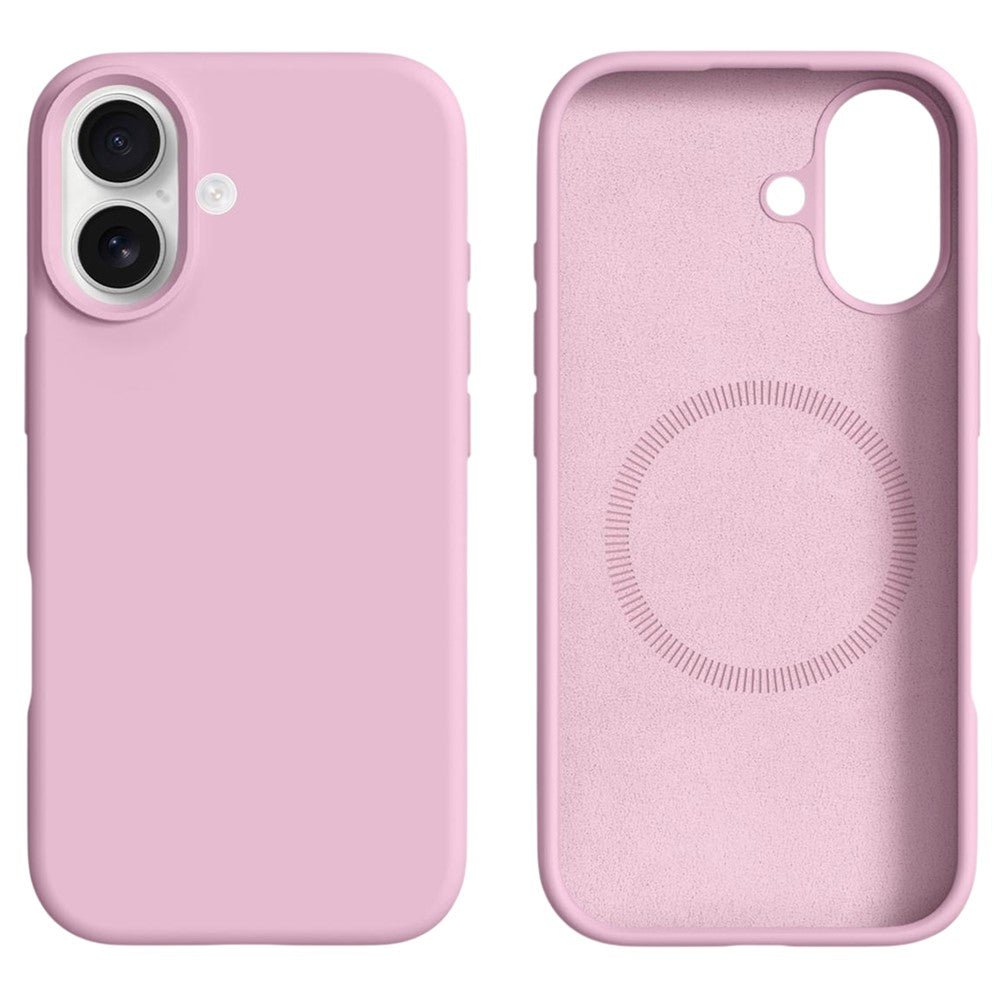 For-iPhone-17-Case-Compatible-with-MagSafe-Liquid-Silicone-+-PC-Phone-Cover-Pink