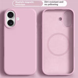 For-iPhone-17-Case-Compatible-with-MagSafe-Liquid-Silicone-+-PC-Phone-Cover-Pink