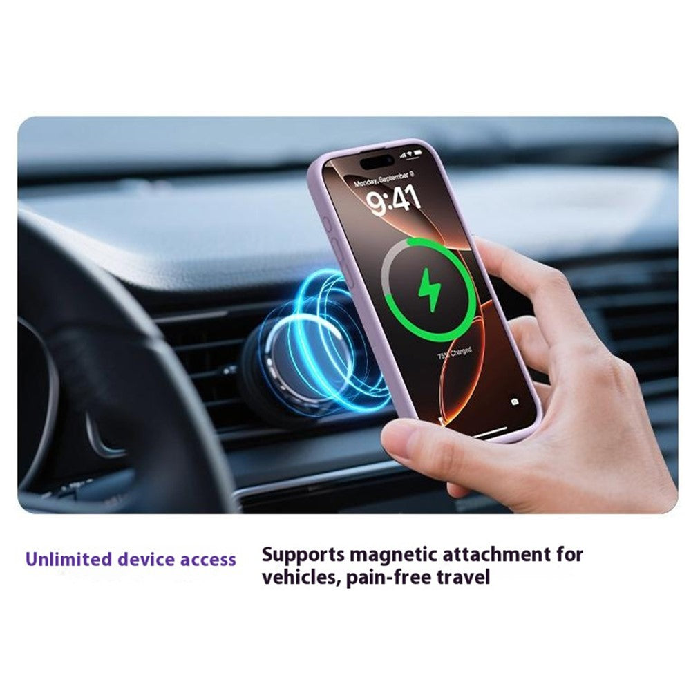 For-iPhone-17-Case-Compatible-with-MagSafe-Liquid-Silicone-+-PC-Phone-Cover-Pink