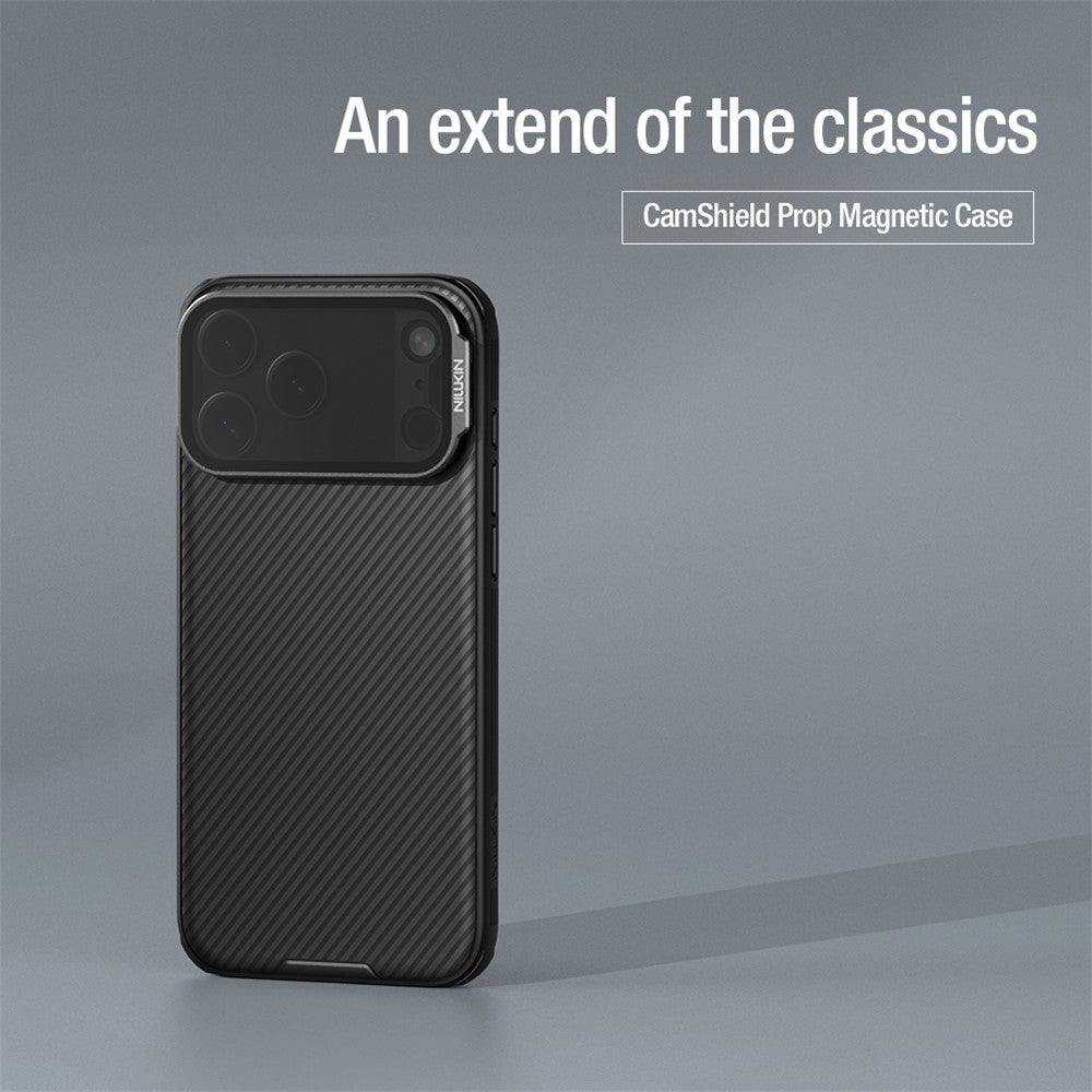 NILLKIN-Camshield-Prop-Magnetic-Series-for-iPhone-17-Pro-Max-Case-Clear-Black-Lens-Lid-PC-TPU-Phone-Back-Cover