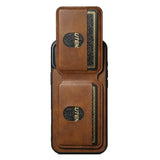 SUTENI-H02-For-iPhone-17-Case-Waxy-Texture-Leather-+-TPU-Card-Slots-Kickstand-Phone-Cover-Brown