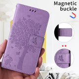For-Samsung-Galaxy-A16-4G-/-Galaxy-A16-5G-/-Galaxy-A17-5G-/-Galaxy-A26-5G-Phone-Case-with-Stand-Cat-Tree-Pattern-Leather-Wallet-Mobile-Cover-Light-Purple