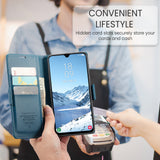 For-Samsung-Galaxy-A17-5G-/-A17-4G-Case-CASEME-023-Series-RFID-Blocking-Glossy-Stand-Phone-Cover-Blue