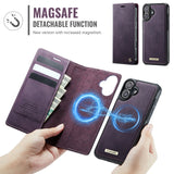 For-iPhone-17-Case-CASEME-C49-Compatible-with-MagSafe-RFID-Blocking-Detachable-Wallet-Leather-Phone-Cover-Purple