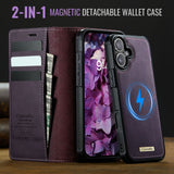 For-iPhone-17-Case-CASEME-C49-Compatible-with-MagSafe-RFID-Blocking-Detachable-Wallet-Leather-Phone-Cover-Purple