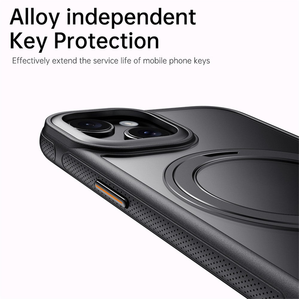 For-iPhone-13-Case-Compatible-with-MagSafe-Kickstand-TPU-PC-Phone-Back-Cover-Black