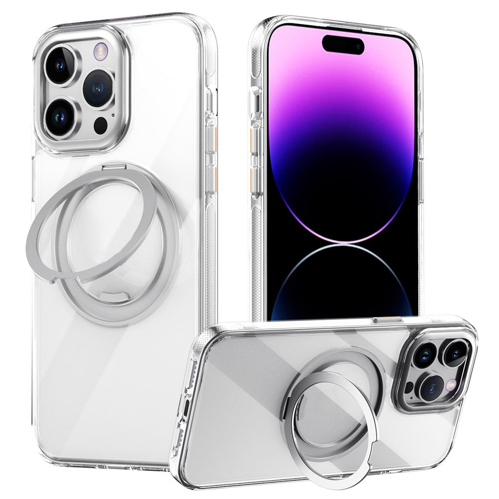 For-iPhone-13-Pro-Case-Compatible-with-MagSafe-Kickstand-TPU-PC-Phone-Back-Cover-Transparent