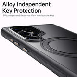 For-Samsung-Galaxy-S25-Ultra-Case-Compatible-with-MagSafe-Kickstand-TPU-PC-Phone-Back-Cover-Transparent