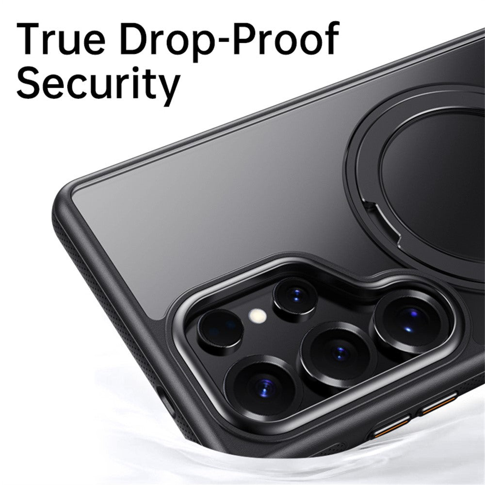 For-Samsung-Galaxy-S25-Ultra-Case-Compatible-with-MagSafe-Kickstand-TPU-PC-Phone-Back-Cover-Transparent