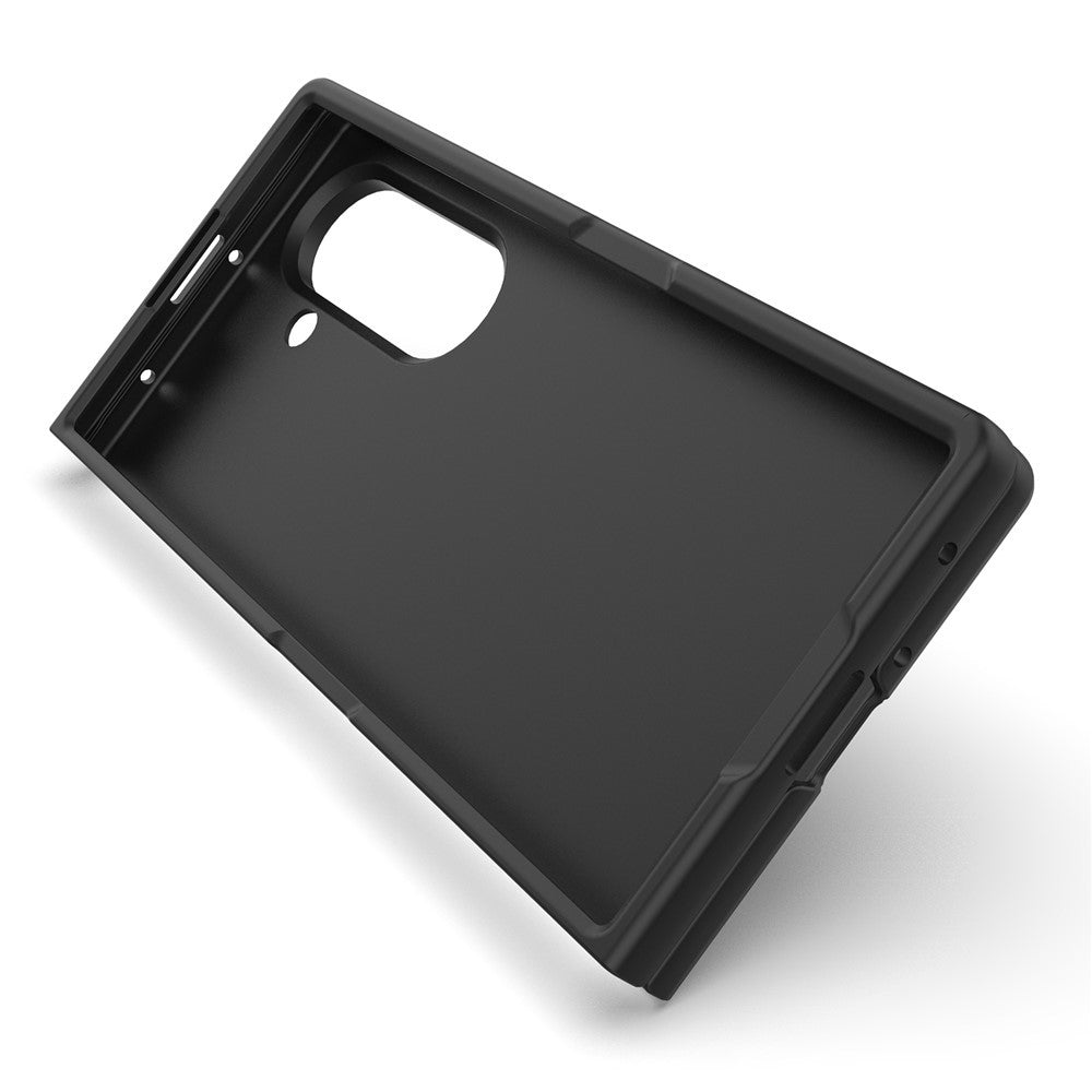 AMORUS-For-Samsung-Galaxy-Z-Fold7-5G-Case-Shockproof-Hard-PC-Rugged-Phone-Back-Cover-Black