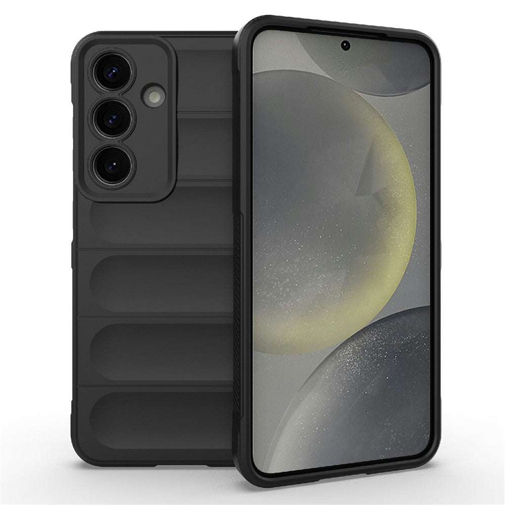 AMORUS-For-Samsung-Galaxy-A35-5G-Case-Shockproof-Soft-TPU-Rugged-Phone-Back-Cover-Black