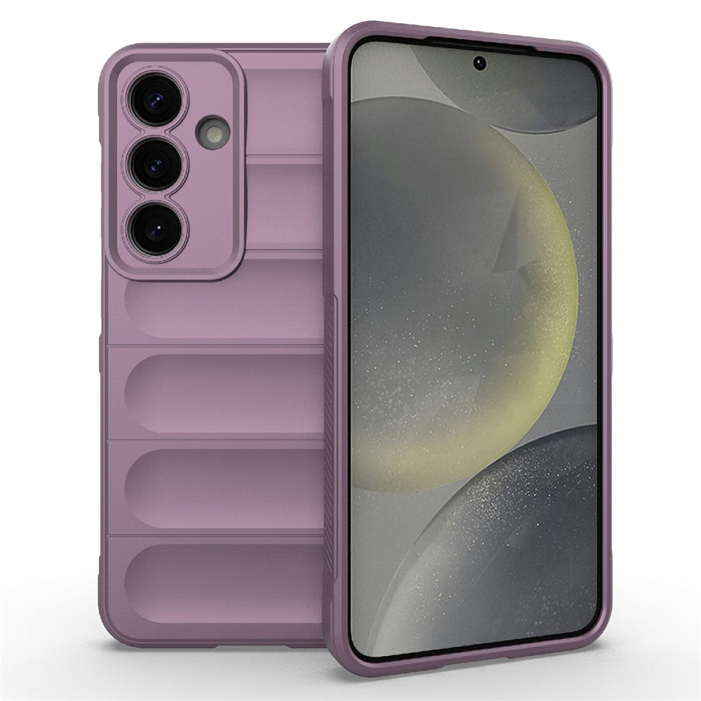 AMORUS-For-Samsung-Galaxy-A35-5G-Case-Shockproof-Soft-TPU-Rugged-Phone-Back-Cover-Light-Purple