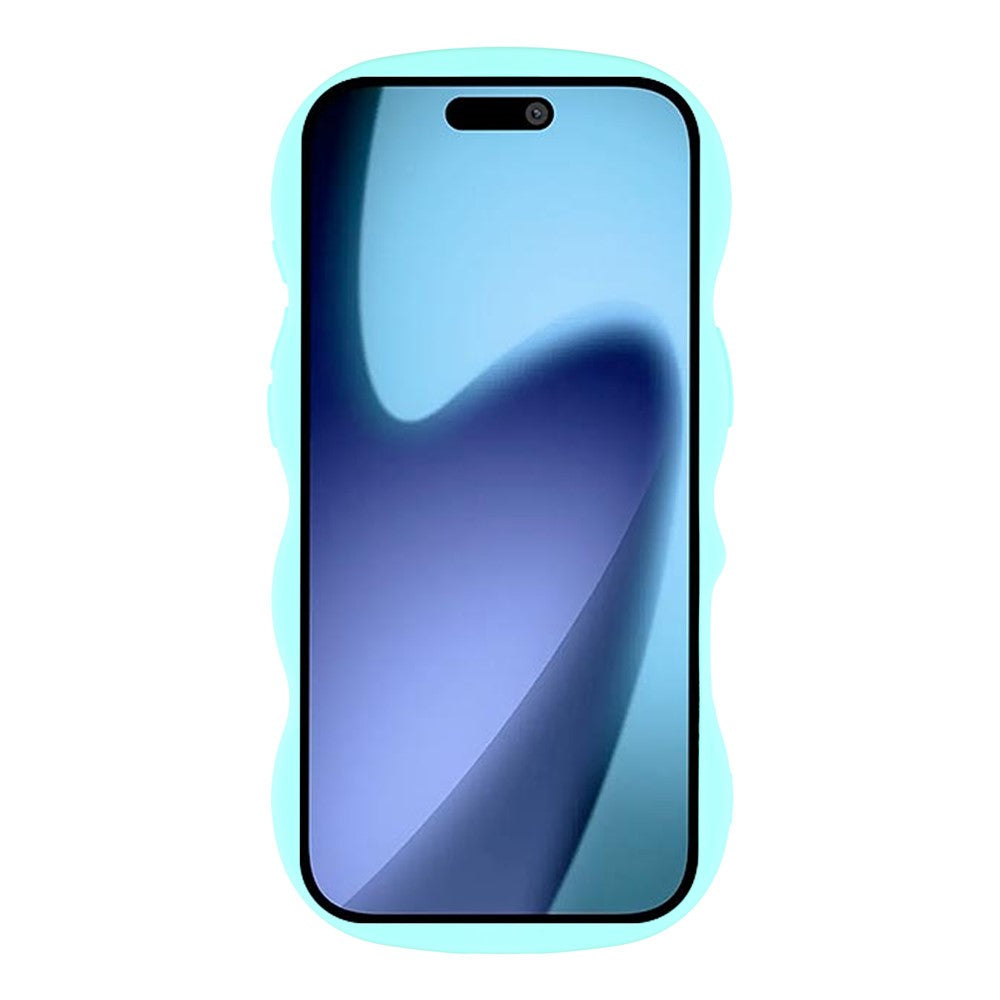 For-iPhone-Air-Case-TPU-Protective-Phone-Cover-Unique-Curly-Wave-Frame-Light-Green