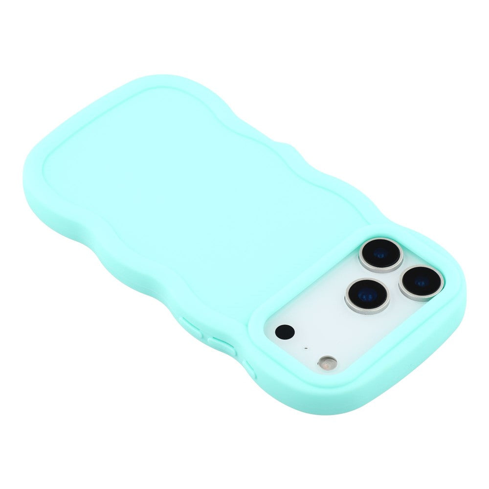 For-iPhone-17-Pro-Max-Case-TPU-Protective-Phone-Cover-Unique-Curly-Wave-Frame-Light-Green