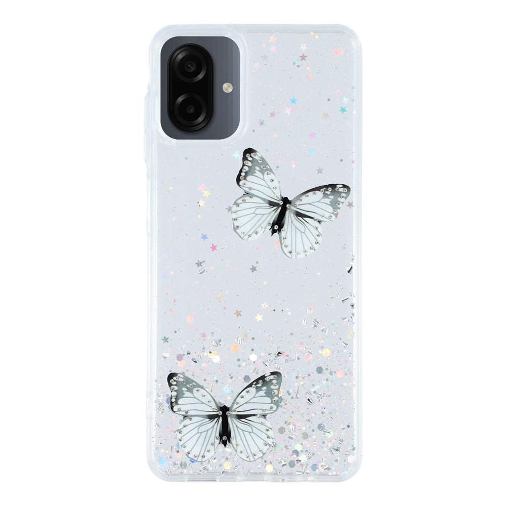 For-Samsung-Galaxy-A07-4G-Case-Epoxy-PVC-Butterfly-TPU-Aesthetics-Phone-Cover-White