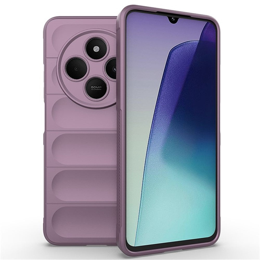AMORUS-Phone-Case-For-Xiaomi-Poco-C75-4G-/-Redmi-14R-5G-/-Redmi-14C-4G-Shockproof-Soft-TPU-Rugged-Back-Cover-Light-Purple