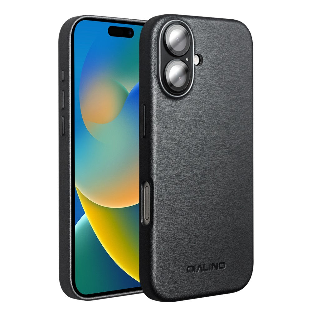 QIALINO-For-iPhone-17-Case-PC+Silicone-Phone-Cover-Compatible-with-MagSafe