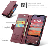 For-iPhone-Air-Case-CASEME-023-Series-RFID-Blocking-Glossy-Stand-Phone-Cover-Red