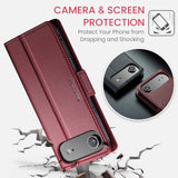 For-iPhone-Air-Case-CASEME-023-Series-RFID-Blocking-Glossy-Stand-Phone-Cover-Red