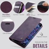 For-iPhone-17-Pro-Case-CASEME-033-Series-RFID-Blocking-Wallet-Stand-Calf-Texture-Leather-Phone-Cover-Purple