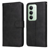 For-Xiaomi-Redmi-15-4G-(EU)-(171mm)-Case-Wallet-PU-Leather-Folio-Flip-Phone-Cover-Black