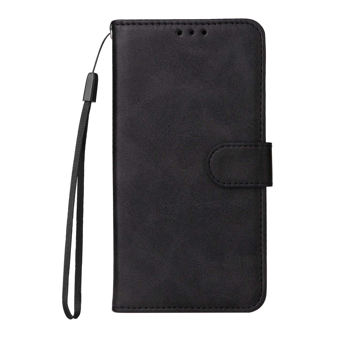 For-Xiaomi-Redmi-15-4G-(EU)-(171mm)-Case-Wallet-PU-Leather-Folio-Flip-Phone-Cover-Black