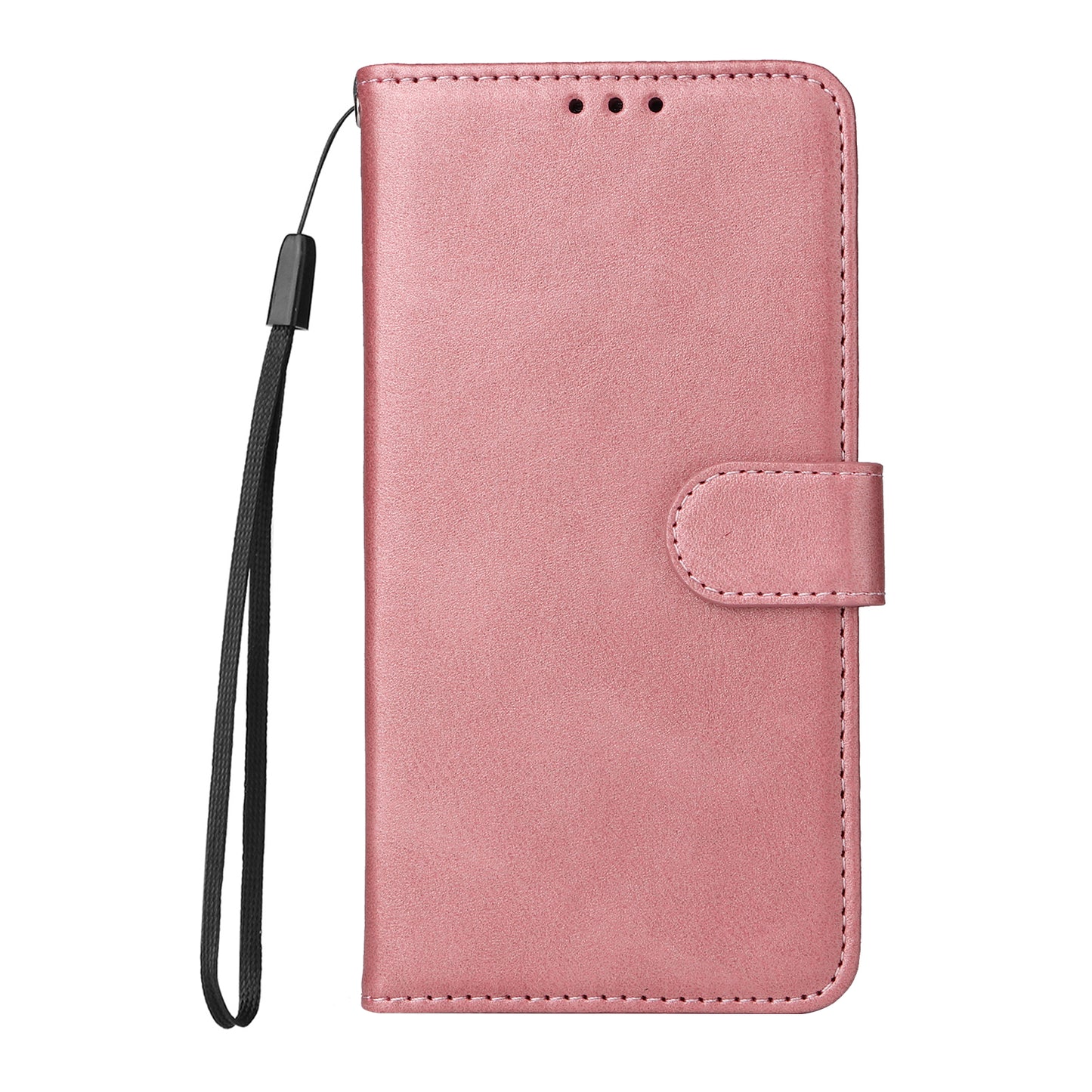 For-Xiaomi-Redmi-15-4G-(EU)-(171mm)-Case-Wallet-PU-Leather-Folio-Flip-Phone-Cover-Pink
