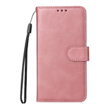 For-Xiaomi-Redmi-15-4G-(EU)-(171mm)-Case-Wallet-PU-Leather-Folio-Flip-Phone-Cover-Pink