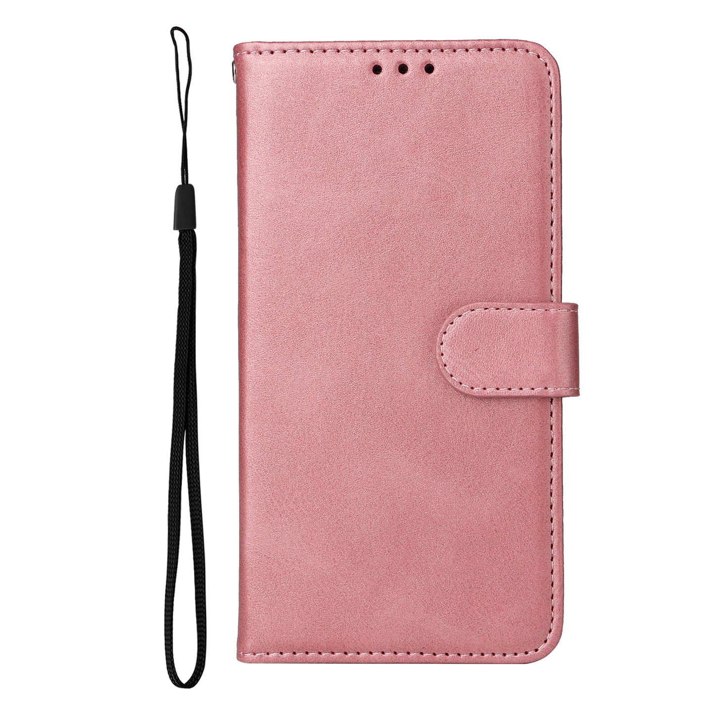 For-Xiaomi-Redmi-15-4G-(EU)-(171mm)-Case-Wallet-PU-Leather-Folio-Flip-Phone-Cover-Pink