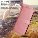 For-Xiaomi-Redmi-15-4G-(EU)-(171mm)-Case-Wallet-PU-Leather-Folio-Flip-Phone-Cover-Pink