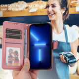 For-Xiaomi-Redmi-15-4G-(EU)-(171mm)-Case-Wallet-PU-Leather-Folio-Flip-Phone-Cover-Pink