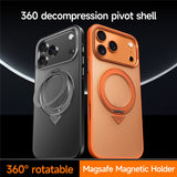 SULADA-For-iPhone-17-Pro-Case-Magnetic-Case-Anti-Fingerprints-Matte-TPU-+-PC-Phone-Cover-with-Kickstand-Titanium-Grey