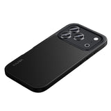 SULADA-For-iPhone-17-Pro-Case-Compatible-with-MagSafe-Metal-Lens-Frame-PU+TPU-Phone-Cover-Black