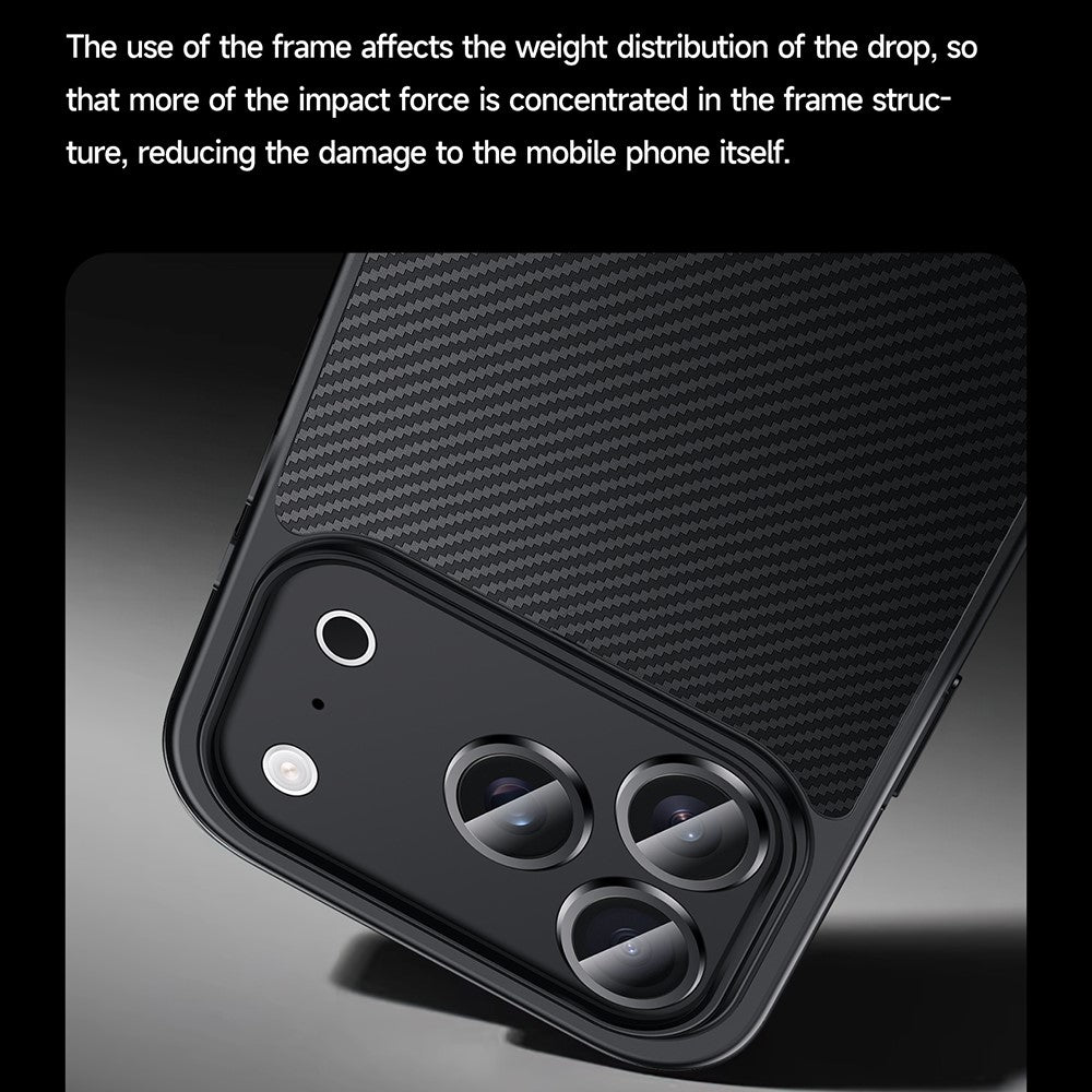 SULADA-For-iPhone-17-Pro-Case-Compatible-with-MagSafe-Metal-Lens-Frame-PU+TPU-Phone-Cover-Black