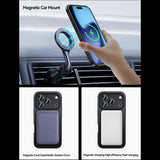 SULADA-For-iPhone-17-Pro-Case-Compatible-with-MagSafe-Metal-Lens-Frame-PU+TPU-Phone-Cover-Black