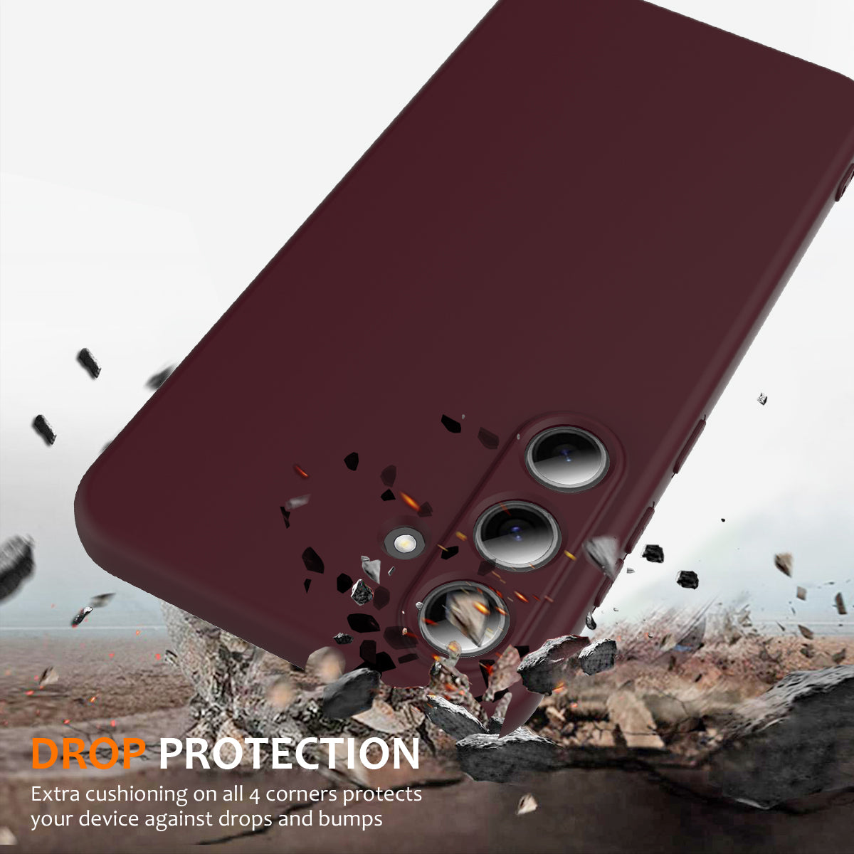 For-Samsung-Galaxy-S25-FE-Case-Compatible-with-MagSafe-Anti-Drop-Liquid-Silicone-Phone-Cover-Wine-Red