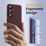 For-Samsung-Galaxy-S25-FE-Case-Compatible-with-MagSafe-Anti-Drop-Liquid-Silicone-Phone-Cover-Wine-Red