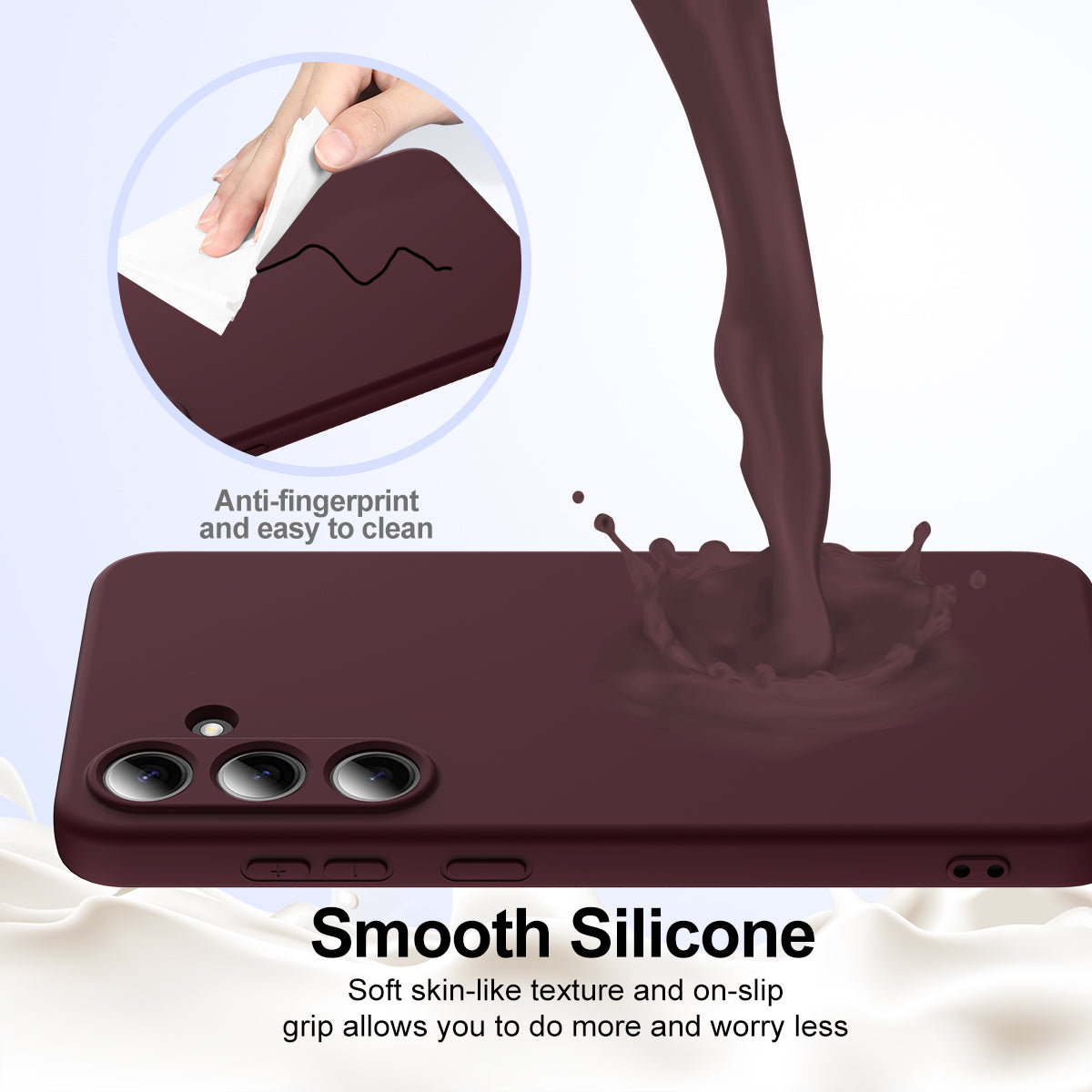 For-Samsung-Galaxy-S25-FE-Case-Compatible-with-MagSafe-Anti-Drop-Liquid-Silicone-Phone-Cover-Wine-Red