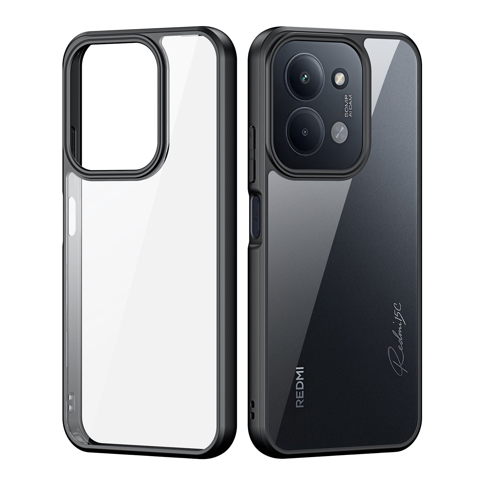 For-Xiaomi-Redmi-15C-4G-(EU)-(173mm)-/-15C-5G-(EU)-(173mm)-/-Poco-C85-4G-(173mm)-Case-DUX-DUCIS-Aimo-Series-Phone-Cover-REACH-Certification-Black