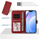 For-Xiaomi-Redmi-15-5G-(Global)-(169mm)-Wallet-Case-RFID-Blocking-Calf-Texture-Leather-Stand-Phone-Cover-with-Strap-Wine-Red